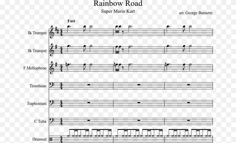 Piano With Rainbow Music Notes Sheet Music, Gray Free Png Download