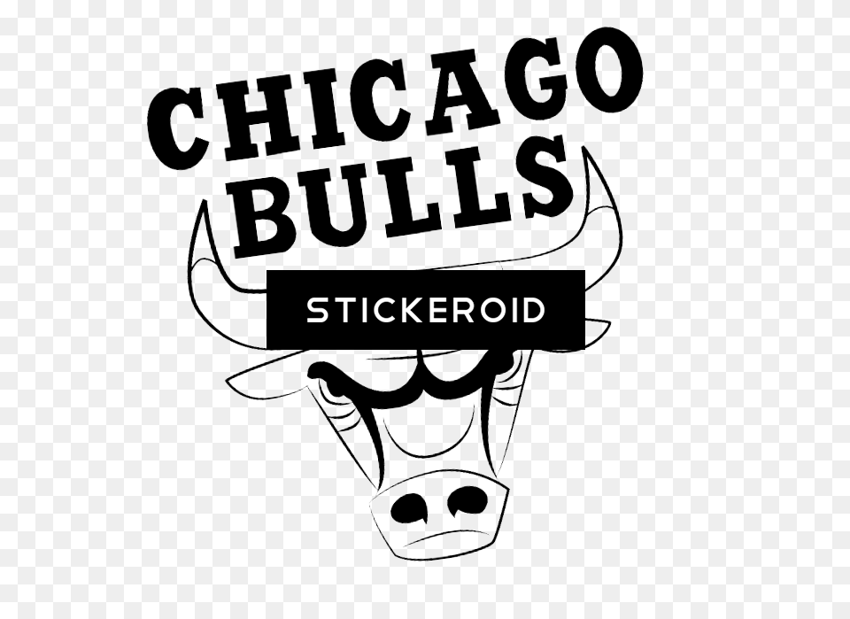 Pic Basketball Sports Team Chicago Bulls, Sticker, Advertisement, Poster, Animal Png Image