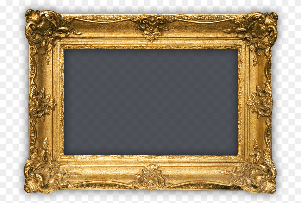 Pic Frame Golden Frame Free Png