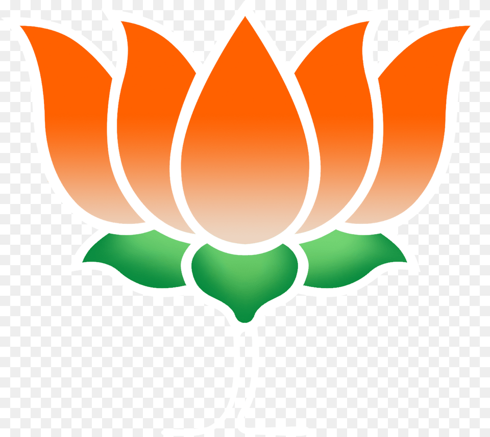 Pic New Posts Lic Wallpaper Logo Bjp Lotus, Lamp, Glass, Leaf, Plant Free Transparent Png