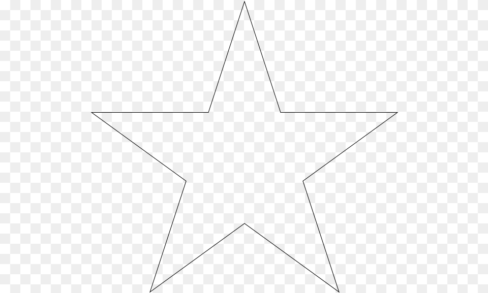 Pic Of A Star Line Art, Gray Png Image