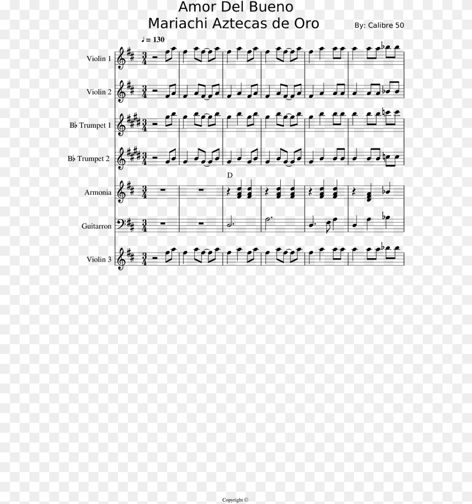 Picard Inner Light Sheet Music, Gray Free Png