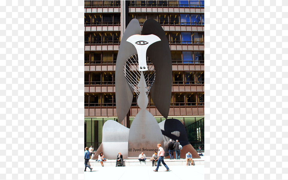 Picasso Sculpture Chicago Daley Plaza, City, Urban, Person, Architecture Png