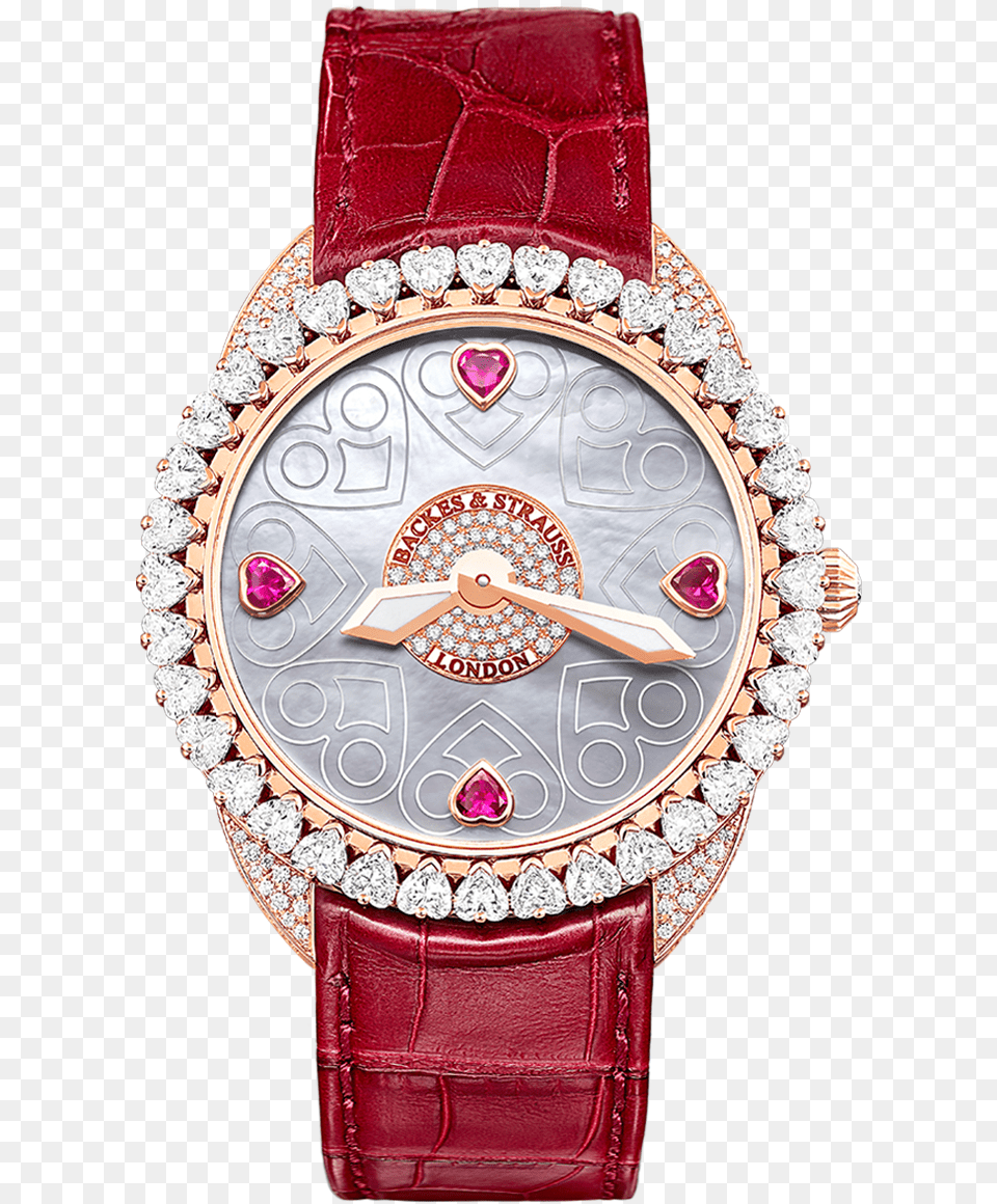 Piccadilly Renaissance Diamond Heart Watch, Arm, Body Part, Person, Wristwatch Free Transparent Png