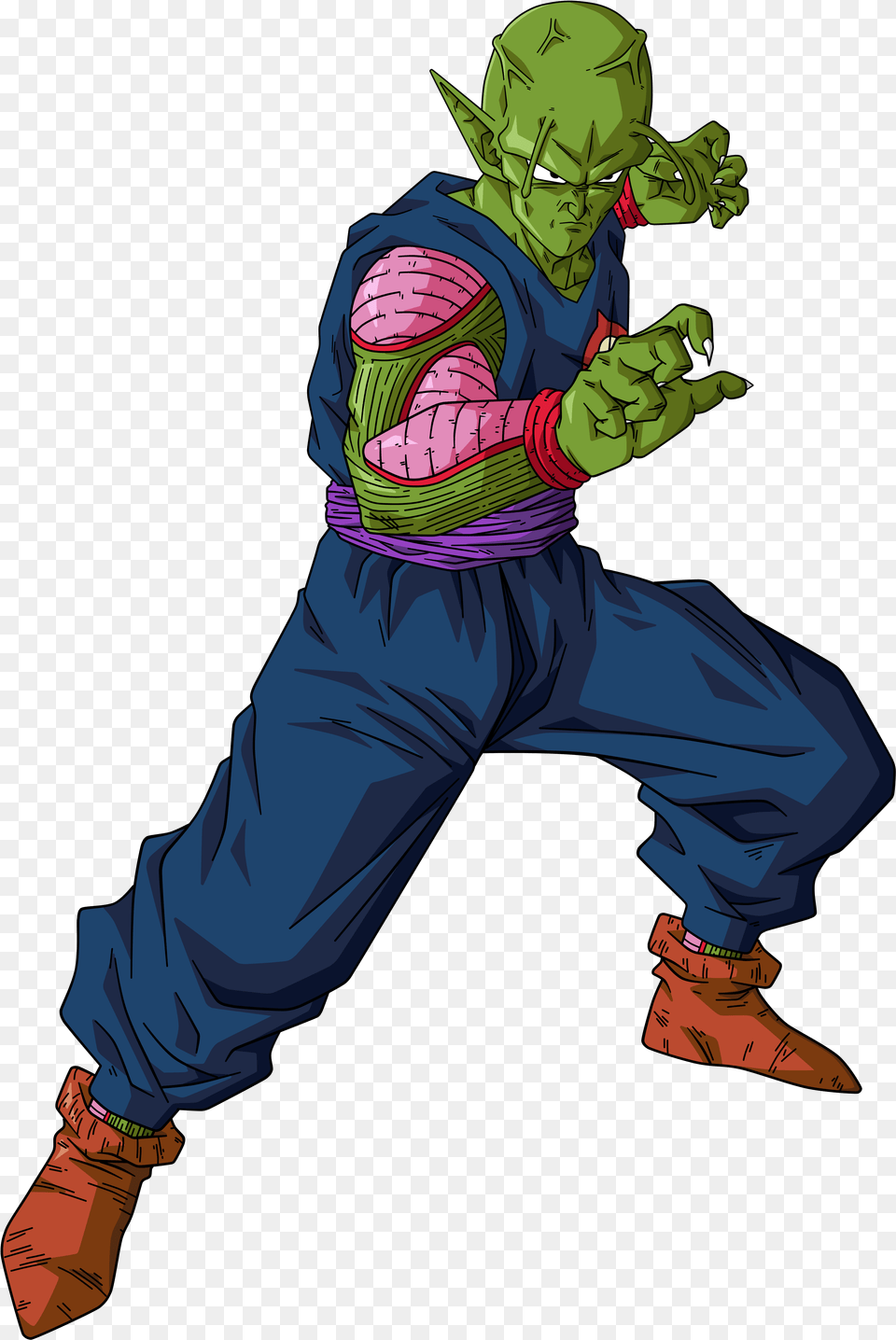 Piccolo Daimaoh By Bardocksonic Demon King Piccolo, Baby, Person, Clothing, Pants Png