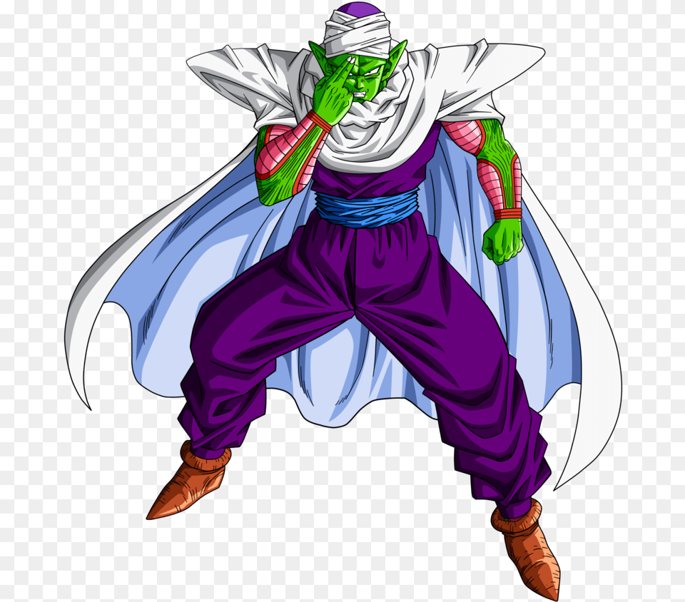 Piccolo Dbz 2 Image Dragon Ball Z Characters Piccolo, Book, Comics, Publication, Person Free Png