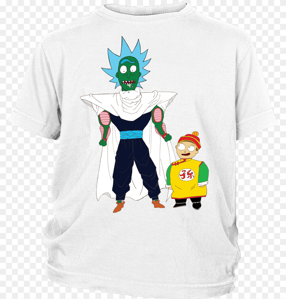 Piccolo Rick And Son Morty Queens Are Born In August Black Afro Word Art Natural, Clothing, T-shirt, Baby, Person Free Png Download