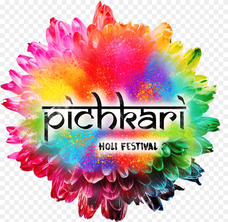 Pichkari Holi Holi Events In Surat 2019, Art, Dahlia, Flower, Graphics Png