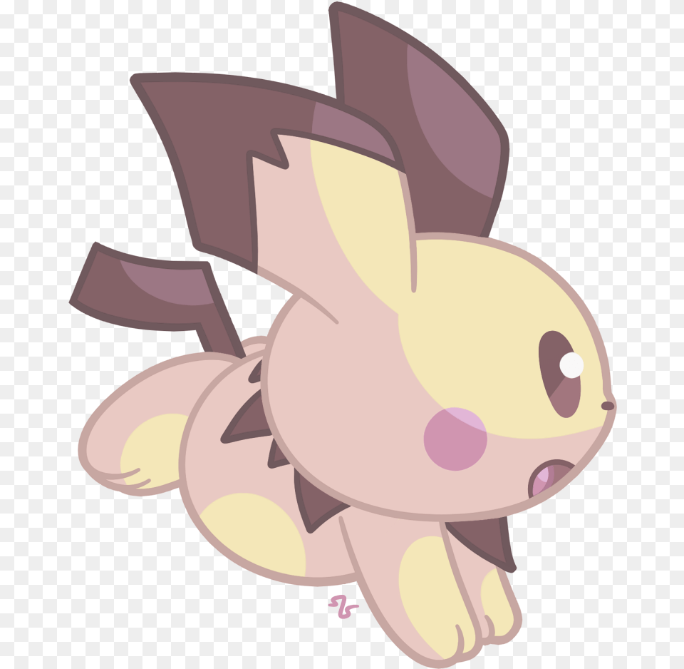 Pichu A Cutie A Real Sweetheart Hard To Draw But A Drawing, Animal, Fish, Sea Life, Shark Free Png Download