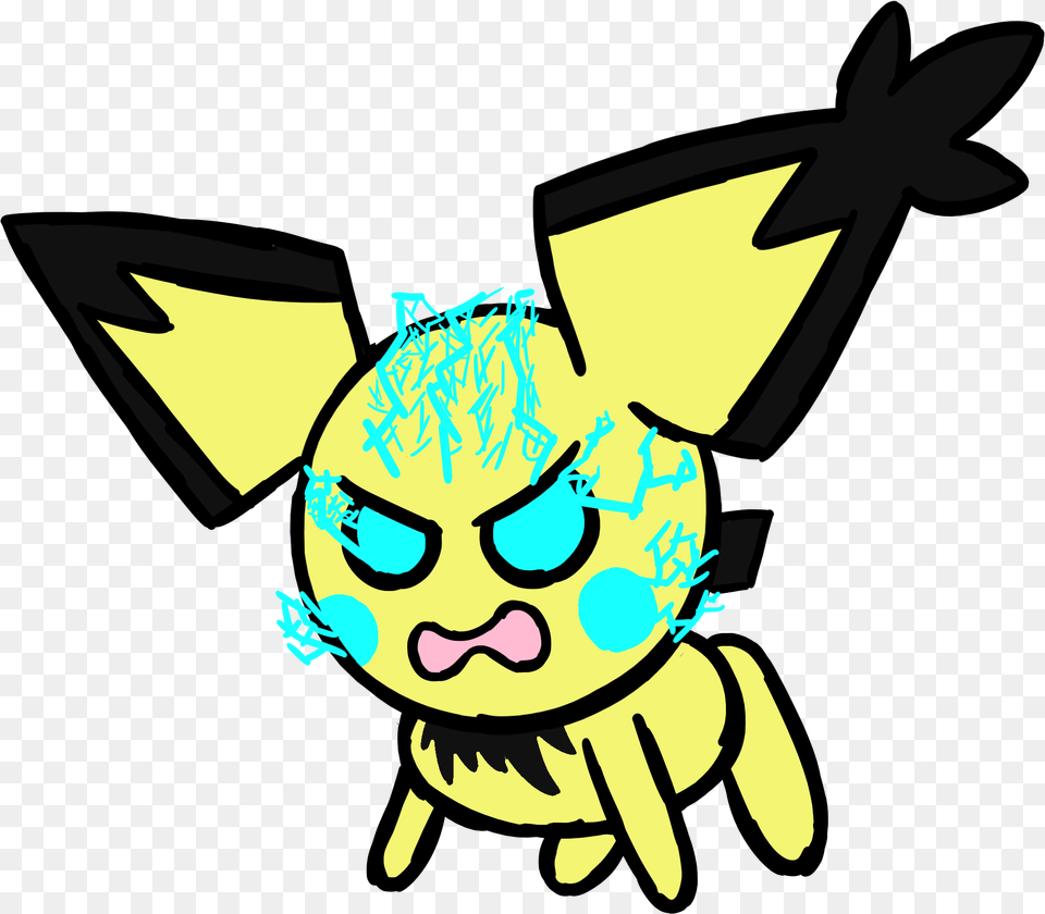 Pichu By Komikalmew Cartoon, Baby, Person, Face, Head Free Png Download