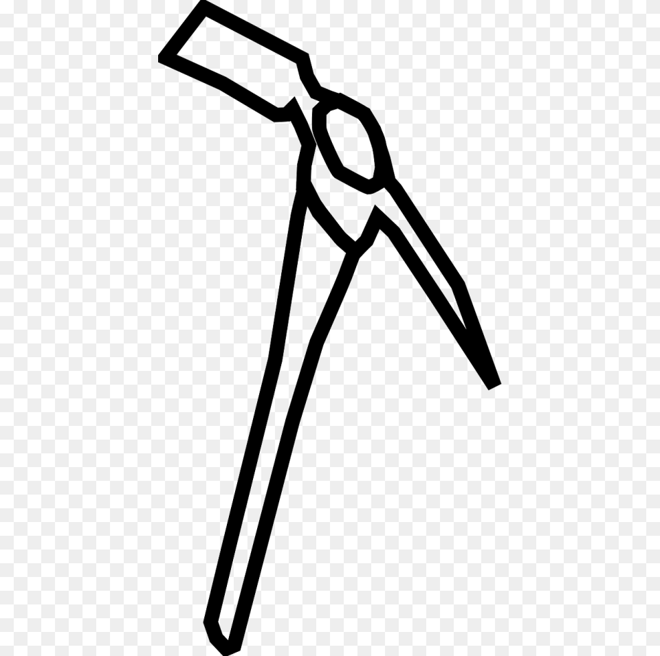 Pick Ice Axe Pickaxe Hnh V Ci Cuc, Bow, Device, Mattock, Tool Free Png