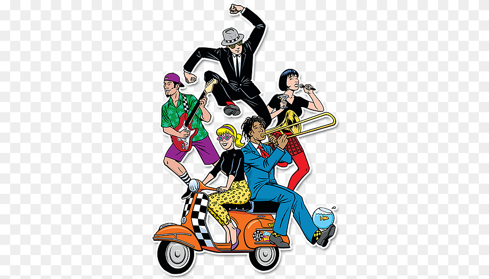 Pick It Up Ska In The Pick It Up Ska, Book, Comics, Publication, Person Free Png