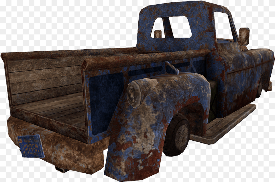 Pick Up Back New Vegas Pickup Truck, Pickup Truck, Transportation, Vehicle Png Image