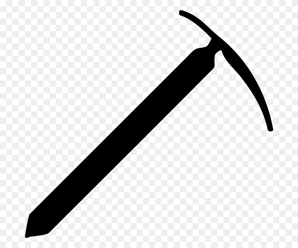 Pickaxe Clipart Group, Gray Png Image