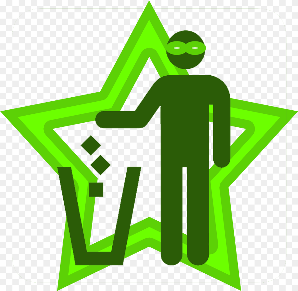 Pickemup Londonfuse Graphic Design, Symbol, Recycling Symbol, Star Symbol Png