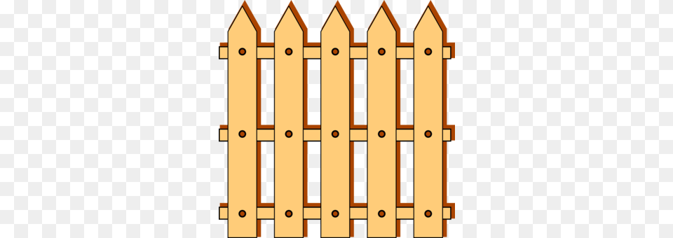 Picket Fence Gate Wood Garden Free Png
