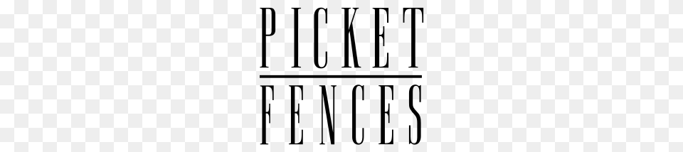 Picket Fences, Gray Png