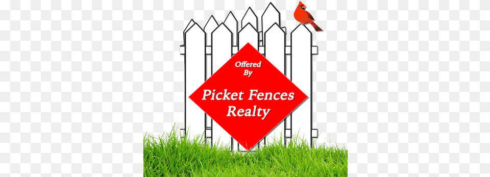 Picket Fences Realty Fairmont Wv Grass, Fence, Plant, Animal, Bird Free Png Download