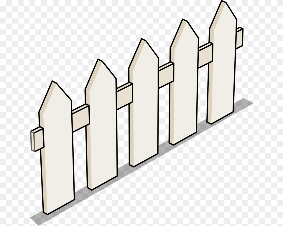 Picket Sprite Fence Top View Free Transparent Png