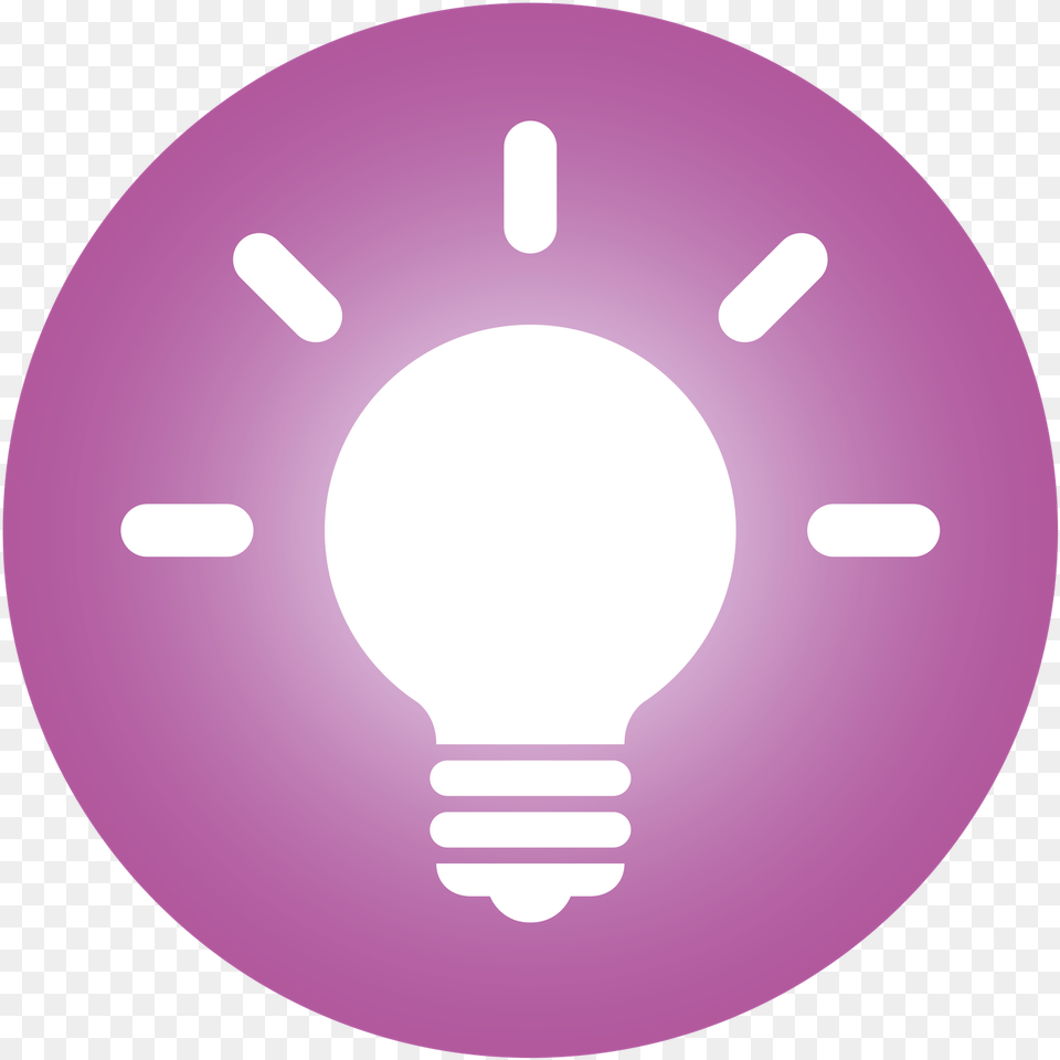 Pickit Light Bulb Icon Illustration Incandescent Light Bulb, Disk, Lighting, Lightbulb Free Png