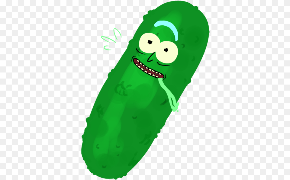 Pickle Rick, Cucumber, Food, Plant, Produce Png Image