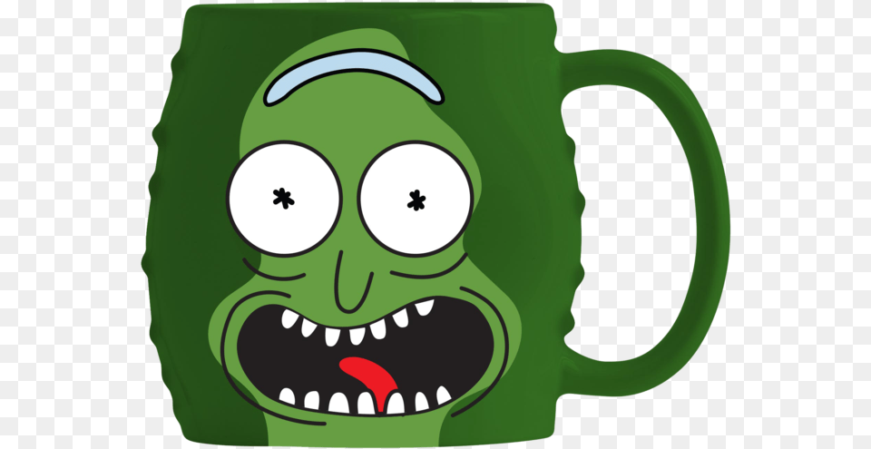 Pickle Rick, Cup, Beverage, Coffee, Coffee Cup Free Png