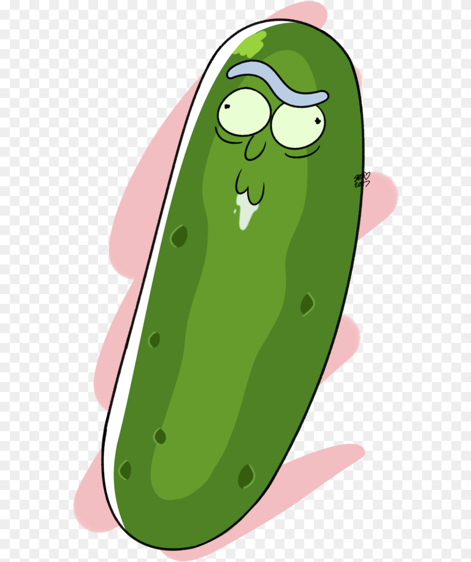 Pickle Rick, Vegetable, Cucumber, Food, Produce Free Transparent Png