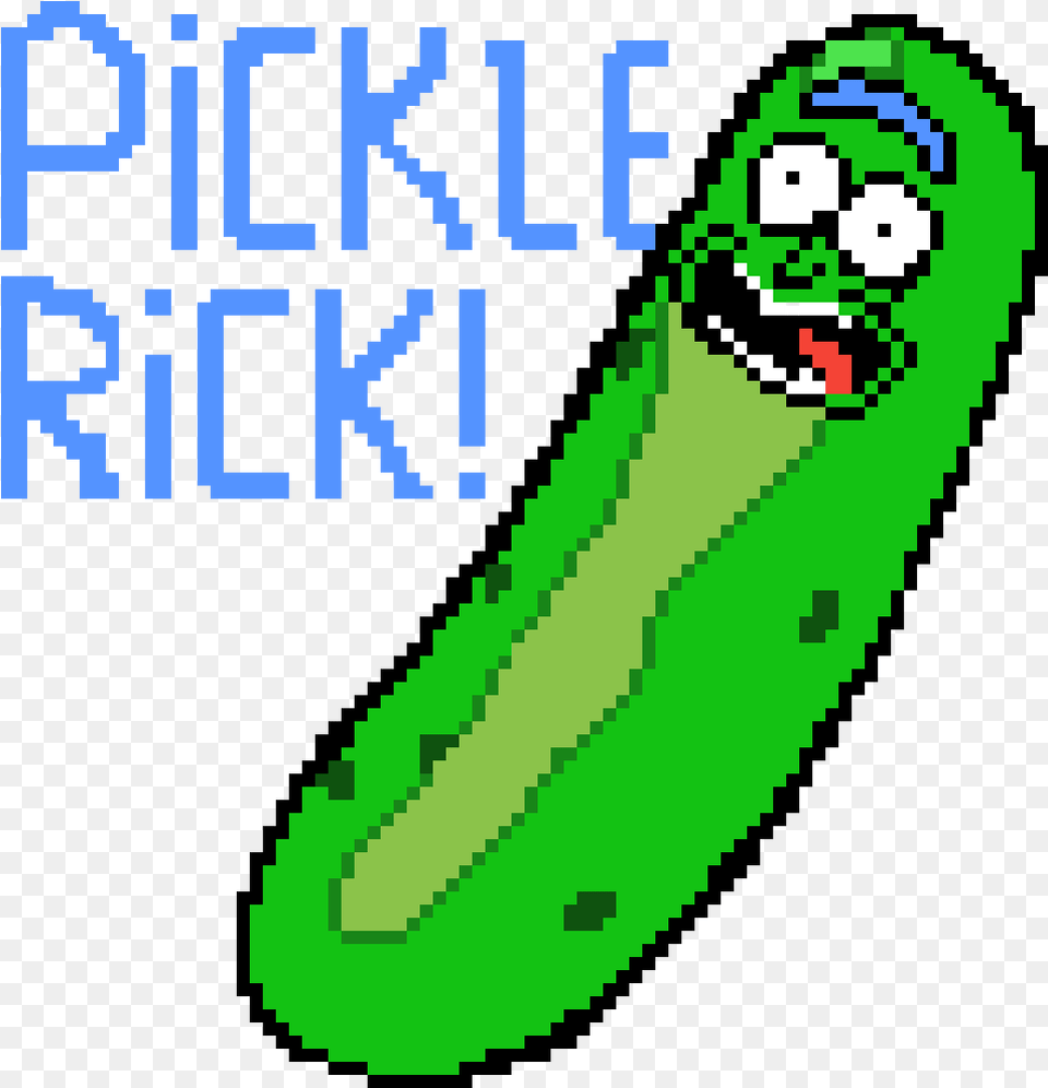 Pickle Rick Banana, Food, Relish, Person, Qr Code Free Transparent Png