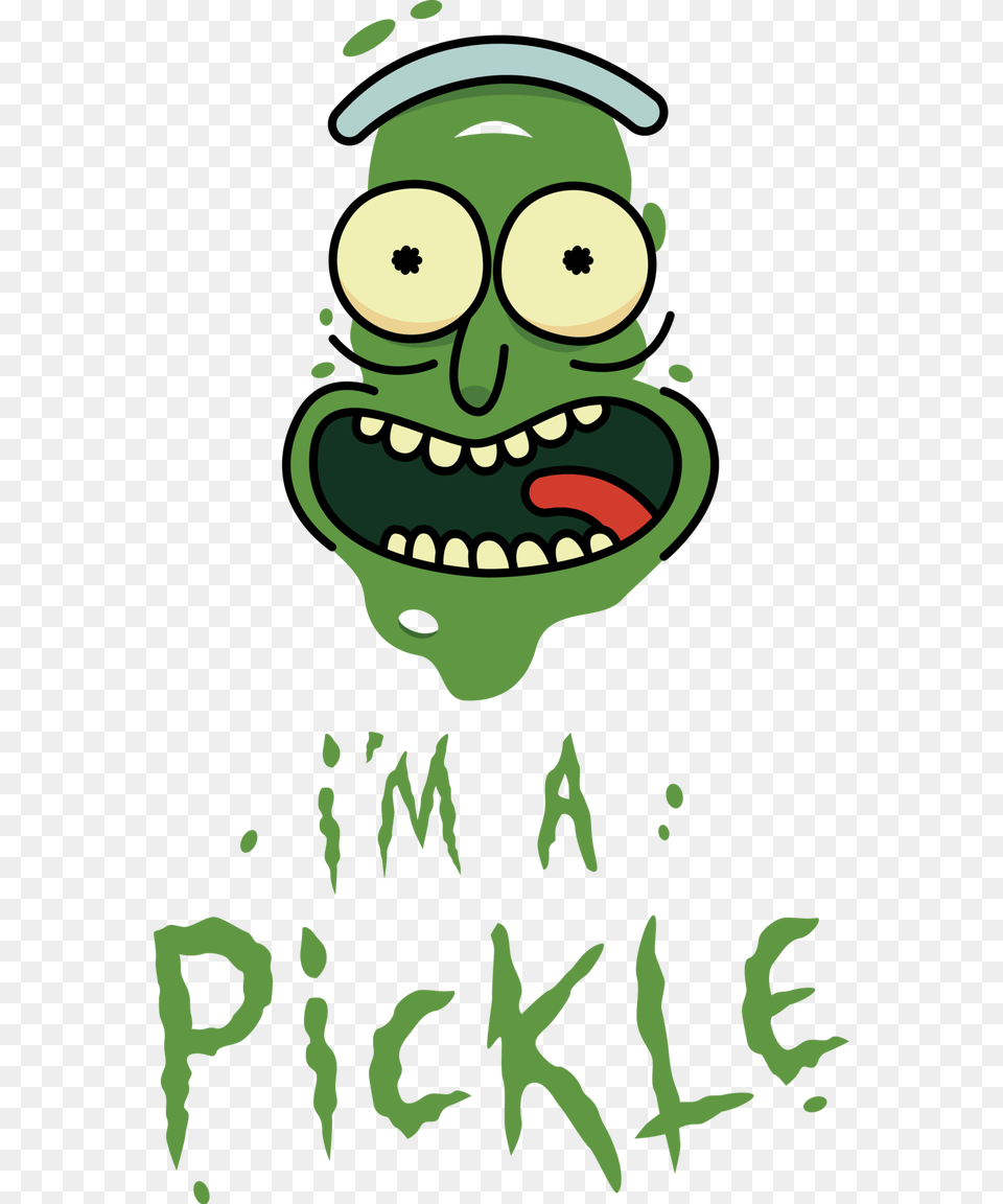 Pickle Rick Chunkytees Rick And Morty And Pickles, Green, Baby, Person, Face Png
