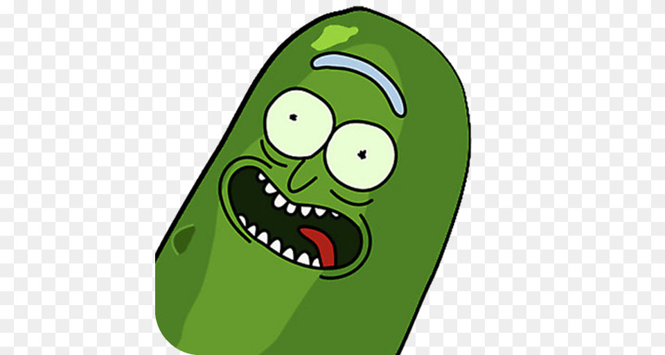 Pickle Rick Daily Your Daily Dosage Of Pickles, Cucumber, Food, Plant, Produce Png