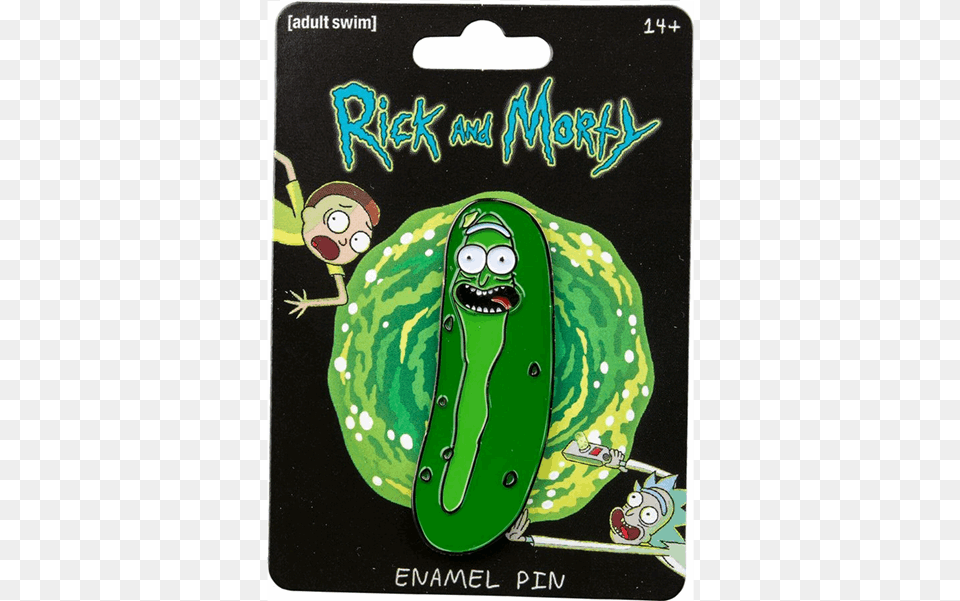 Pickle Rick Enamel Pin, Food, Produce, Relish, Fruit Free Transparent Png