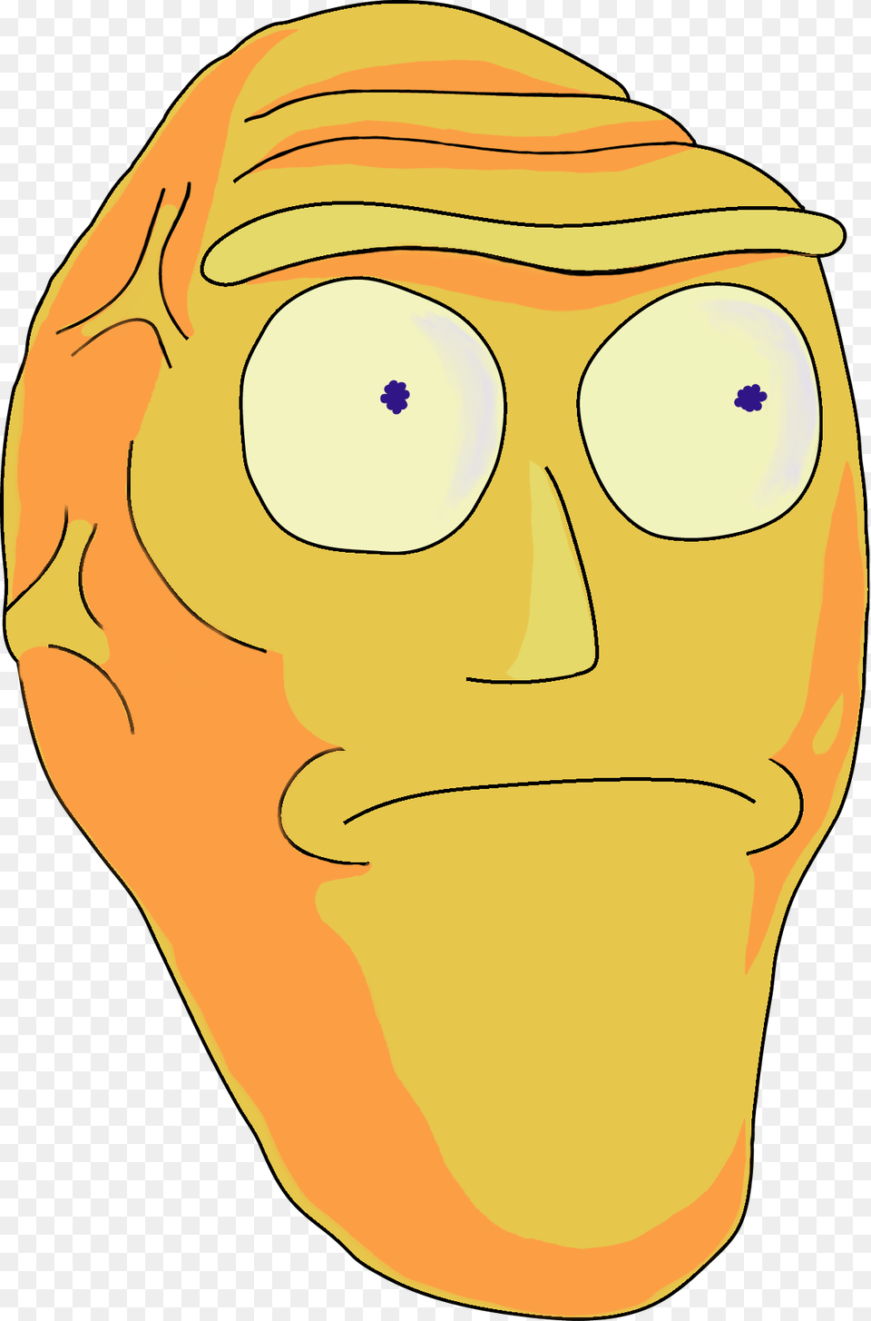 Pickle Rick Face Transparent Head Rick And Morty, Baby, Person Free Png