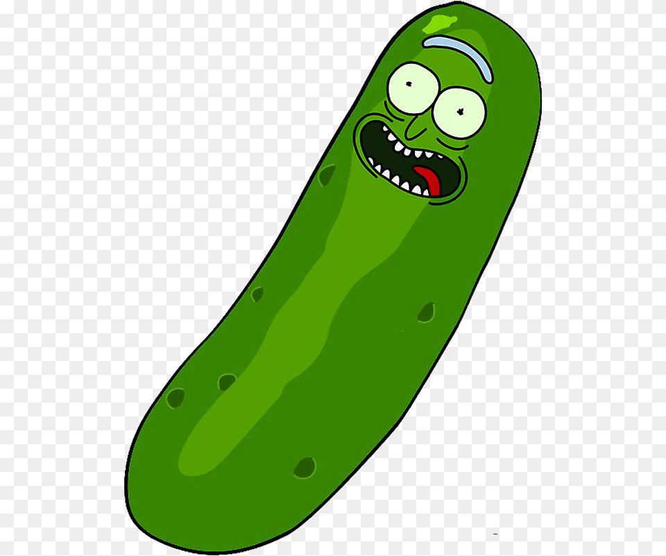 Pickle Rick From Rick And Morty Clipart Rick And Morty Pickle Rick, Cucumber, Food, Plant, Produce Free Transparent Png