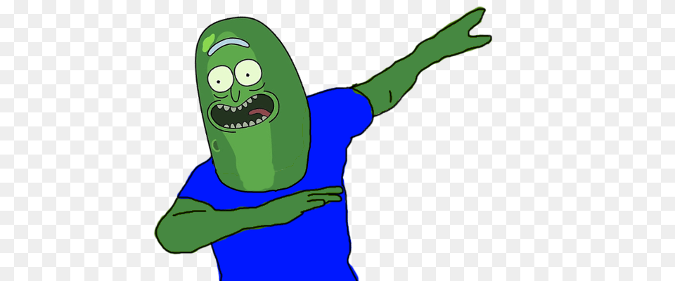 Pickle Rick Know Your Meme, Adult, Vegetable, Produce, Plant Free Transparent Png