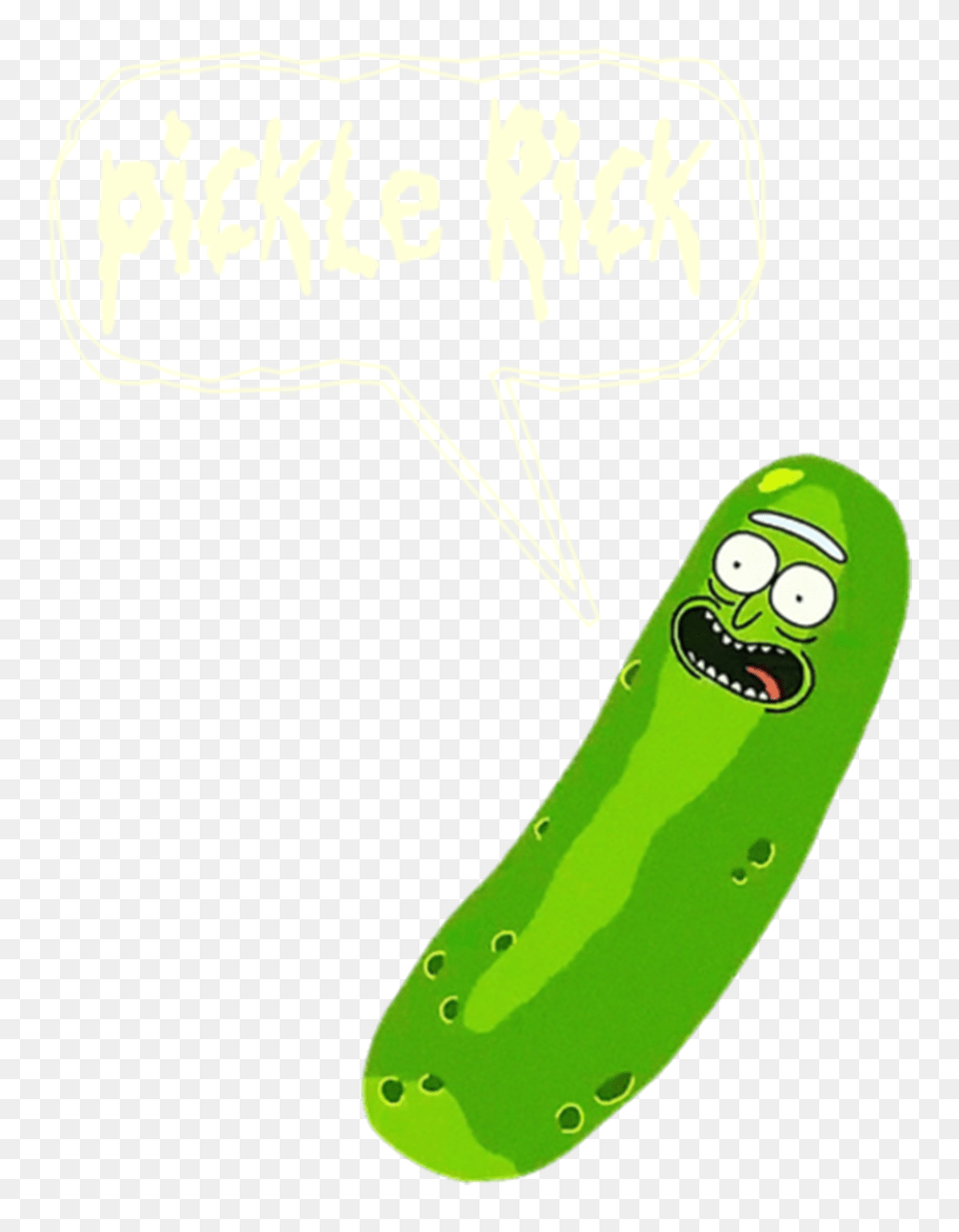 Pickle Rick Pickle Rick Pickles, Cucumber, Food, Plant, Produce Png Image