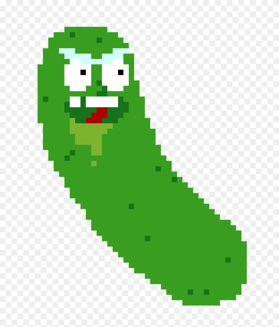 Pickle Rick Pixel Art Maker, Food, Relish, Cucumber, Plant Free Transparent Png