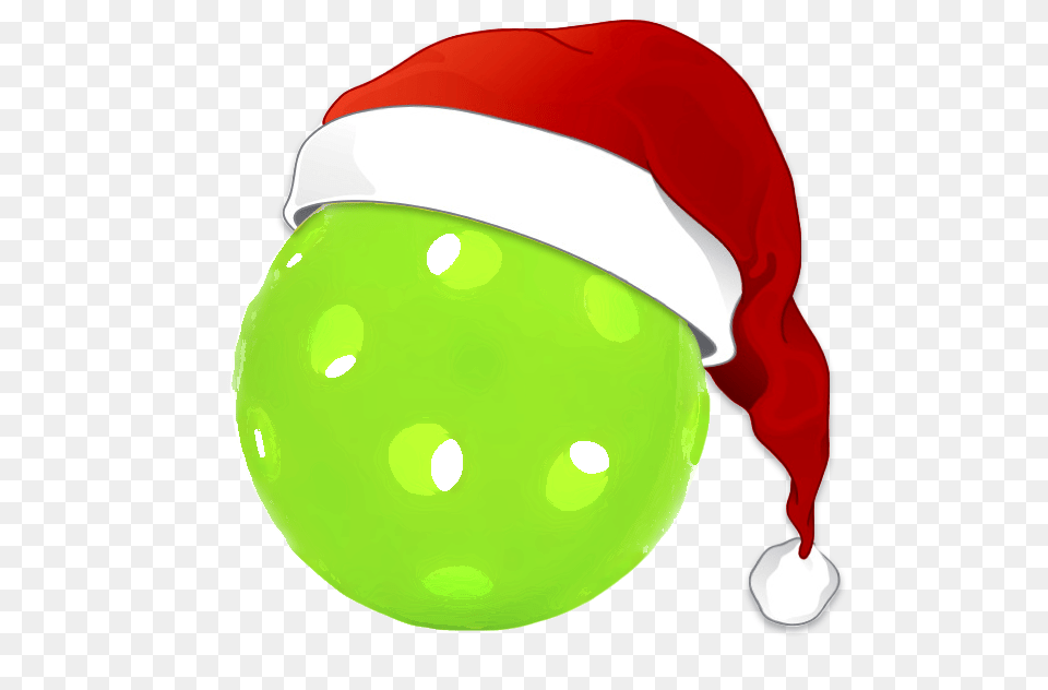 Pickleball Christmas, Balloon, Sphere, Clothing, Hardhat Png Image