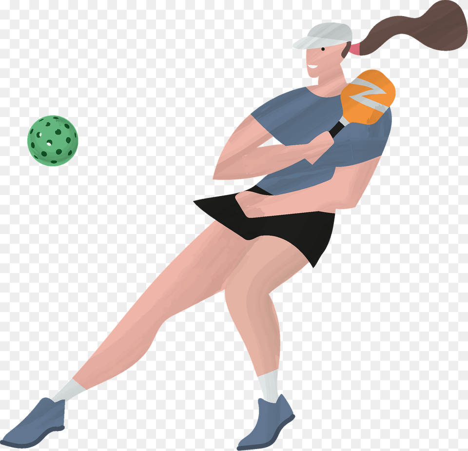Pickleball Clipart, Person, Clothing, Shorts, People Free Png