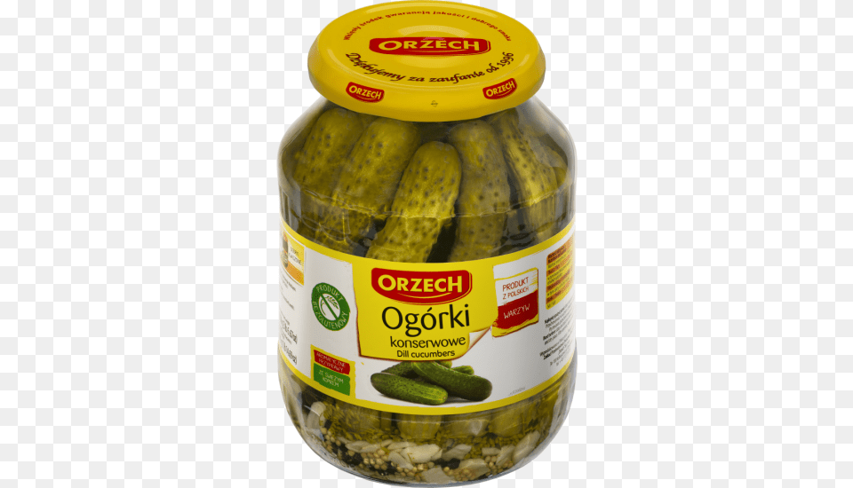 Pickles And Preserves Orzech Dill Pickles, Food, Pickle, Relish, Can Free Png Download