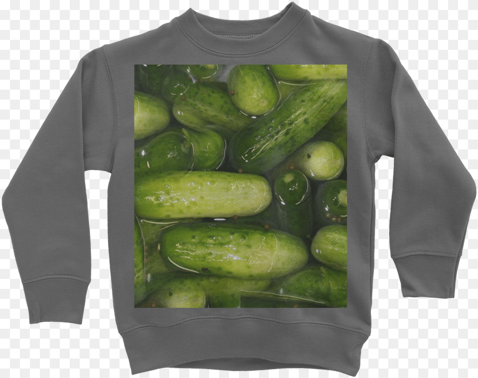 Pickles Classic Kids Sweatshirt Sweatshirt, Food, Produce, Accessories, Bag Free Png