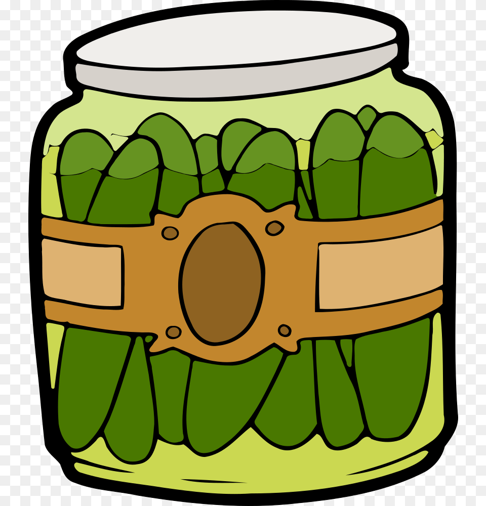 Pickles In A Jar Pickle Jar Clip Art, Food, Relish Free Transparent Png