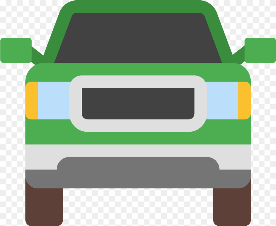 Pickup Front View Icon And Vector Pickup Truck, License Plate, Transportation, Vehicle, Car Free Png