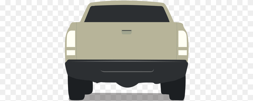 Pickup Rear View Transparent U0026 Svg Vector File Back Of Car Vector, Pickup Truck, Transportation, Truck, Vehicle Free Png