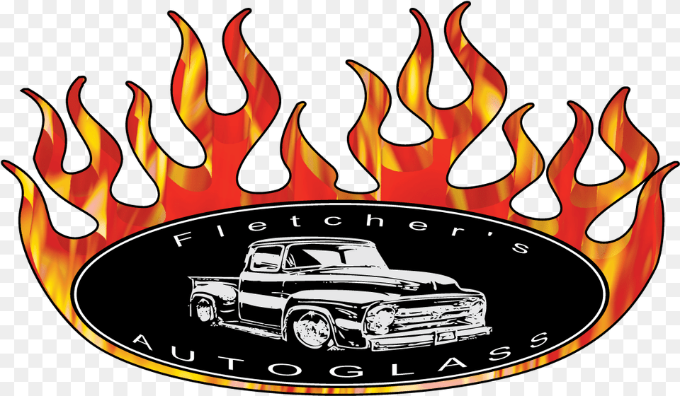 Pickup Truck, Car, Vehicle, Fire, Flame Free Png Download