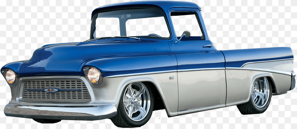 Pickup Truck Car Chevrolet Ck Chevrolet Task Force Truck Two Tone Green And Silver, Pickup Truck, Transportation, Vehicle, Machine Free Png Download