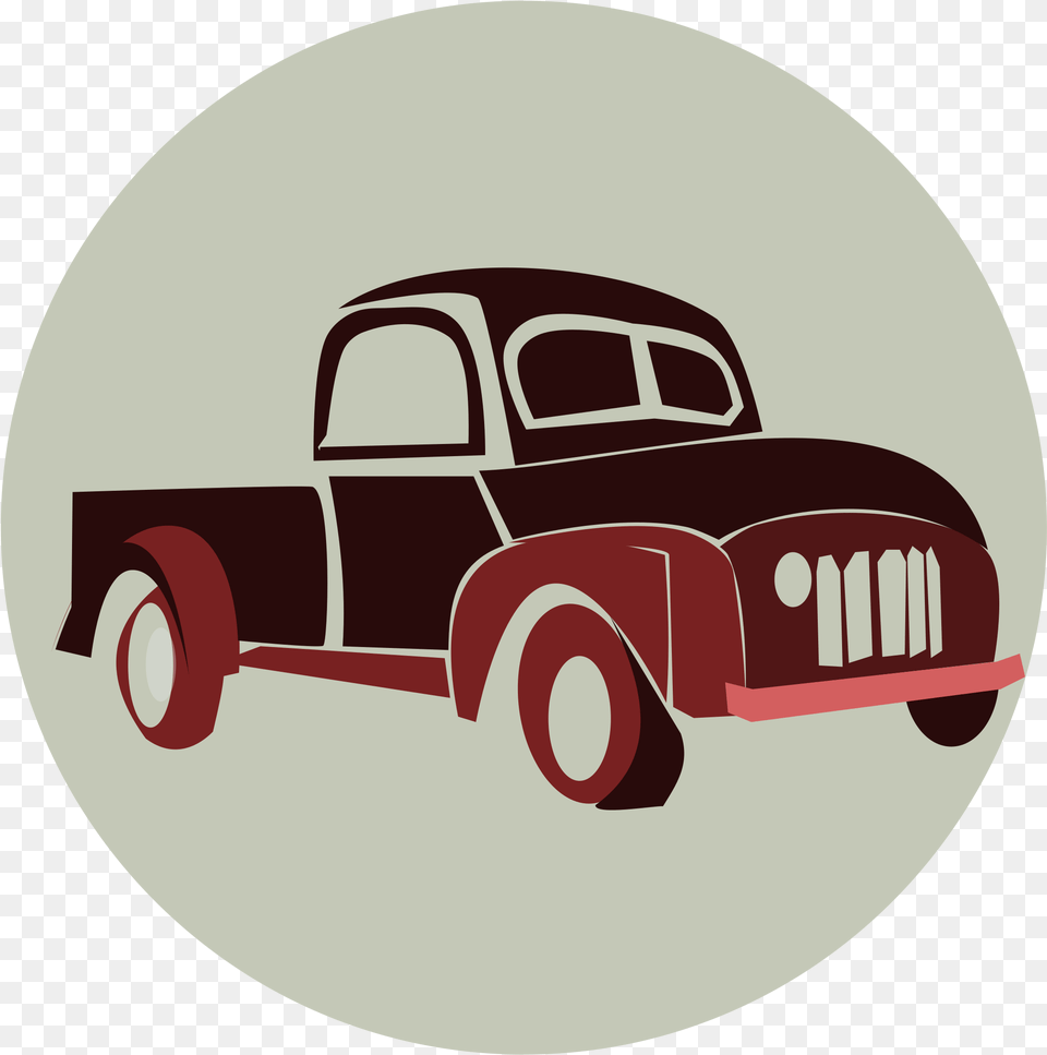Pickup Truck Car Clip Art Vintage Retro Download Clip Art, Pickup Truck, Transportation, Vehicle, Bulldozer Free Transparent Png