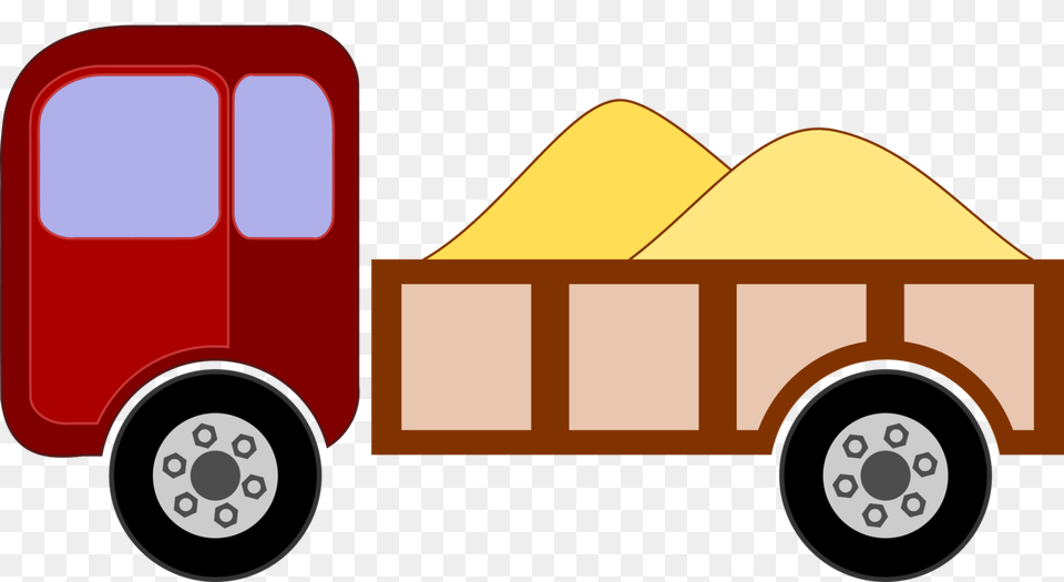 Pickup Truck Model Car Dump Truck, Wheel, Machine, Vehicle, Transportation Free Png Download