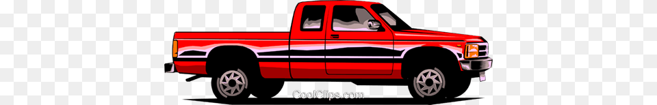 Pickup Truck Royalty Vector Clip Art Illustration, Pickup Truck, Transportation, Vehicle, Machine Png Image
