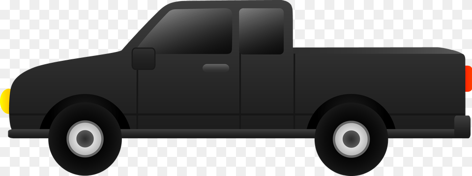 Pickup Truck Toyota Hilux Toyota Tacoma Car Van Black Truck Clip Art, Vehicle, Transportation, Pickup Truck, Tool Png