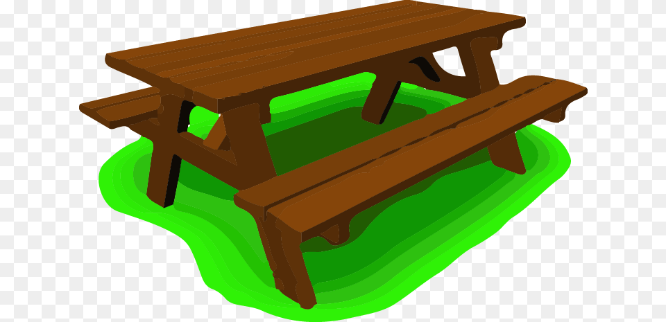 Picnic Area On Site Mesa Picnic Animada, Bench, Furniture, Table, Wood Png Image